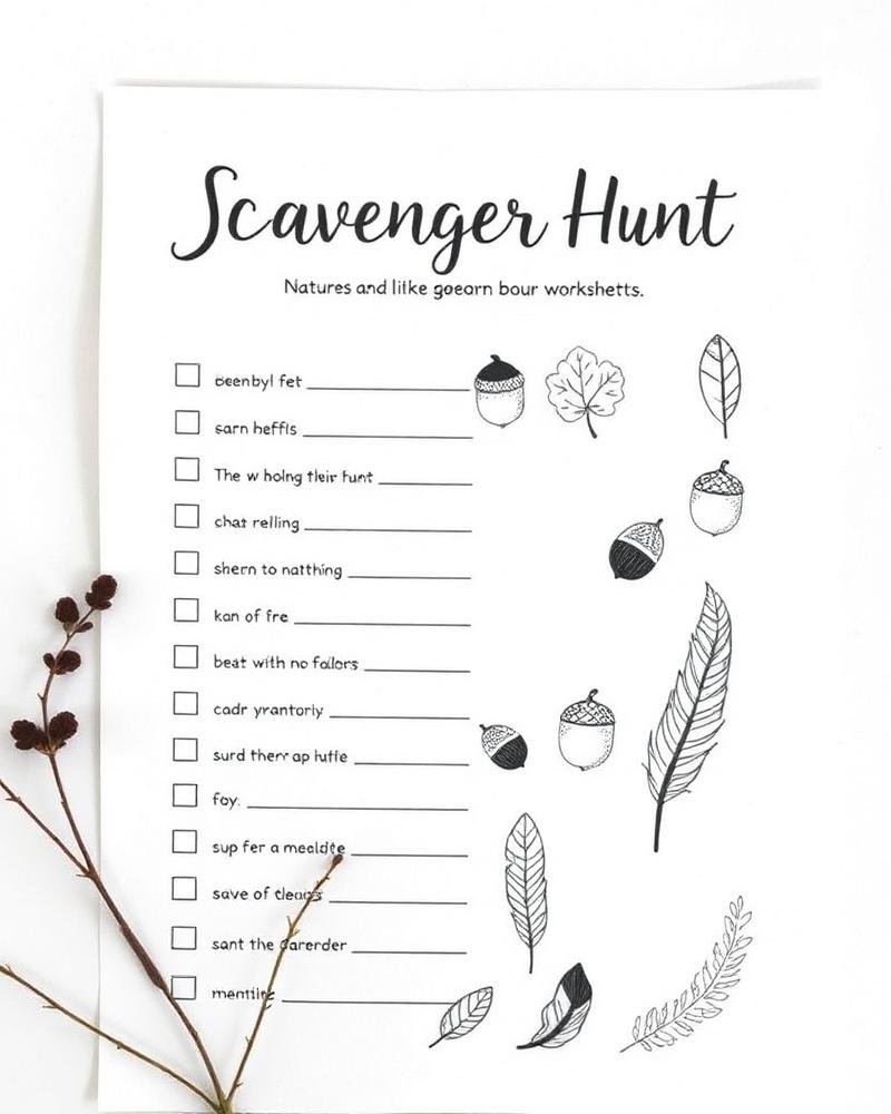 Nature Scavenger Hunt