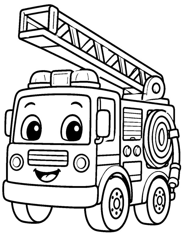 Fire Truck coloring page