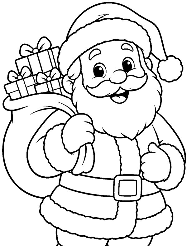 Santa Claus coloring page