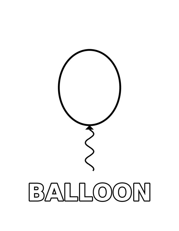 Big Balloon (Toddler) coloring page