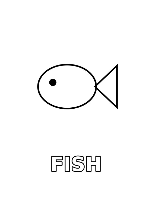 Big Fish (Toddler) coloring page