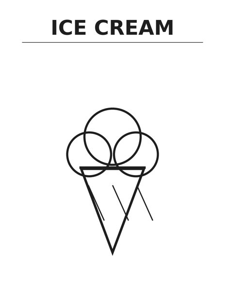 Ice Cream coloring page