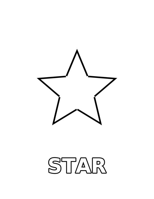 Big Star (Toddler) coloring page